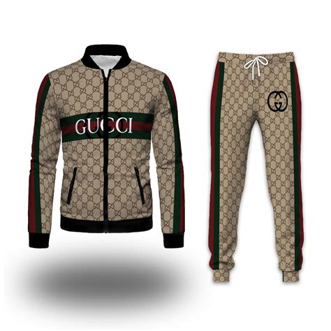 gucci sweatpants men|gucci tracksuit men's.